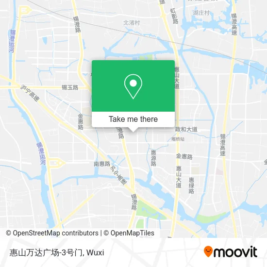 惠山万达广场-3号门 map