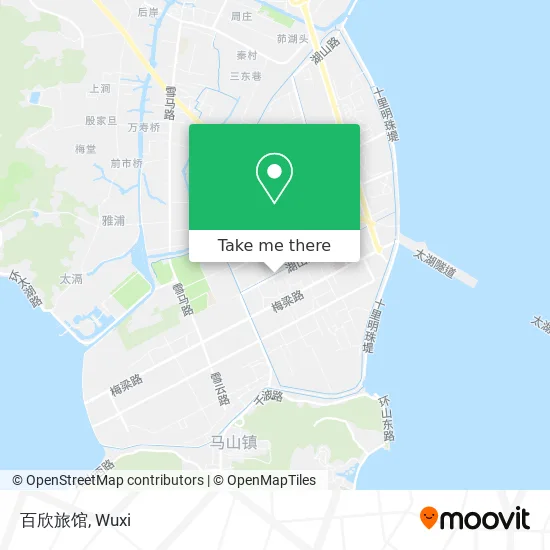百欣旅馆 map