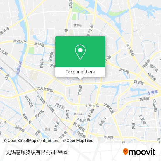 无锡惠顺染织有限公司 map