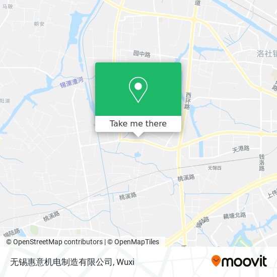 无锡惠意机电制造有限公司 map