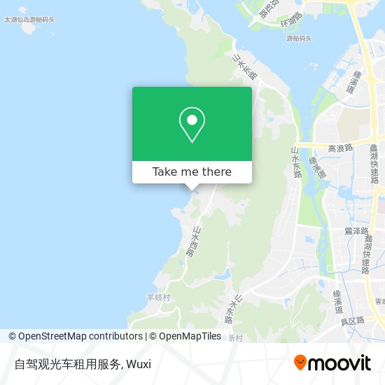 自驾观光车租用服务 map