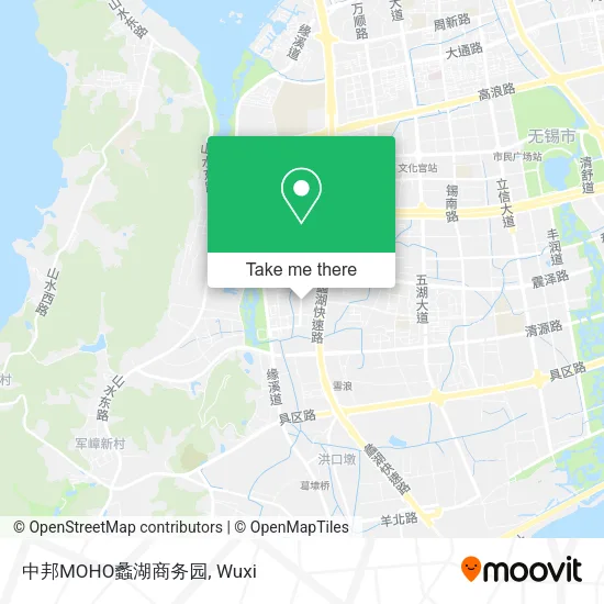中邦MOHO蠡湖商务园 map