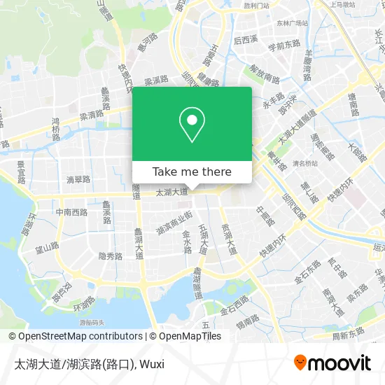 太湖大道/湖滨路(路口) map