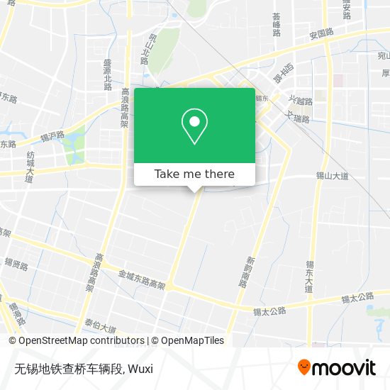 无锡地铁查桥车辆段 map
