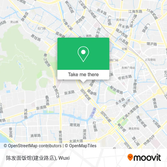 陈发面饭馆(建业路店) map
