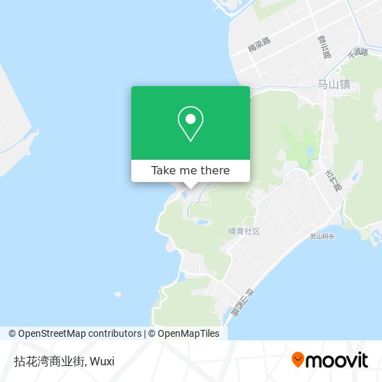 拈花湾商业街 map