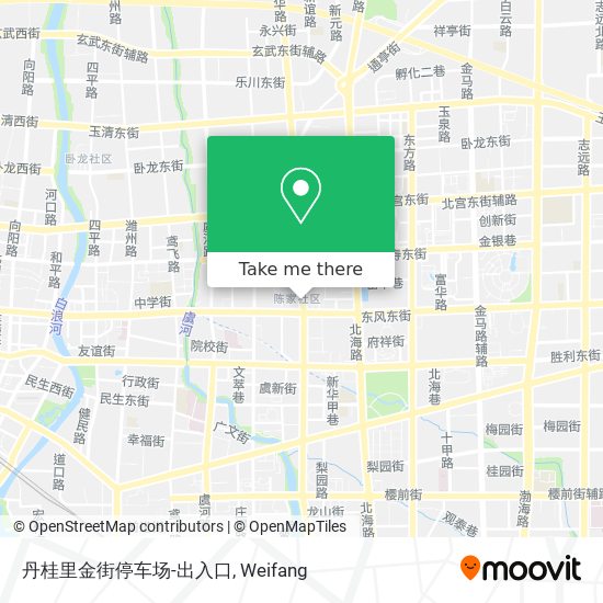 丹桂里金街停车场-出入口 map