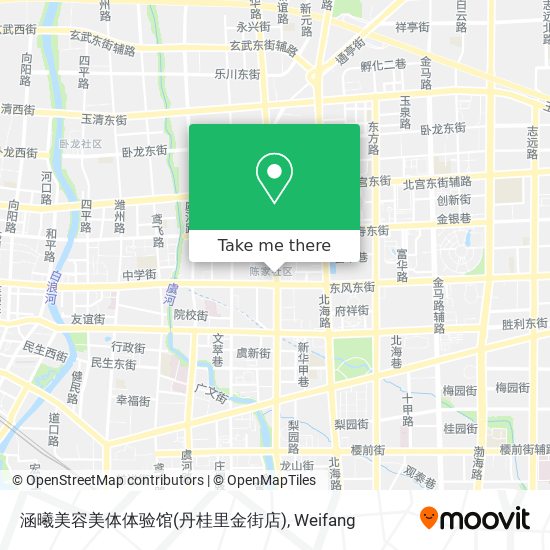 涵曦美容美体体验馆(丹桂里金街店) map