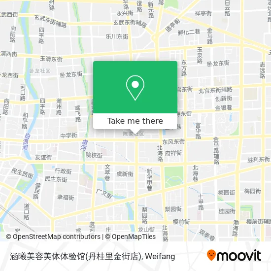 涵曦美容美体体验馆(丹桂里金街店) map