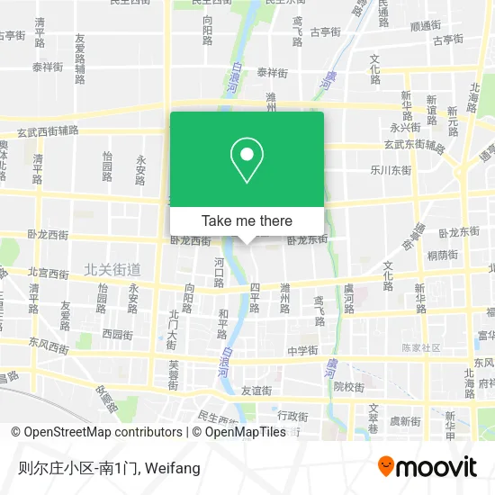 则尔庄小区-南1门 map