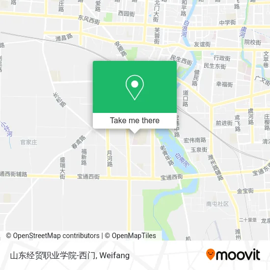 山东经贸职业学院-西门 map