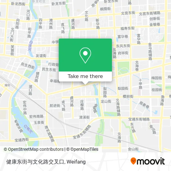 健康东街与文化路交叉口 map