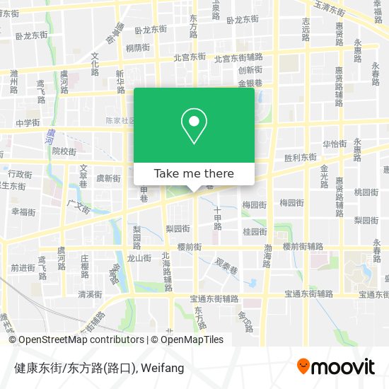 健康东街/东方路(路口) map