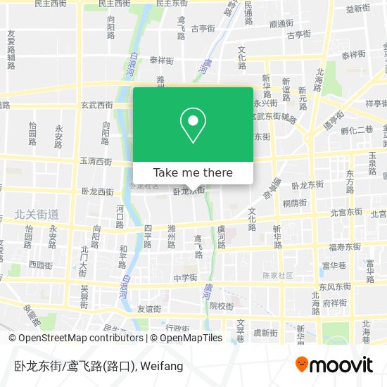 卧龙东街/鸢飞路(路口) map