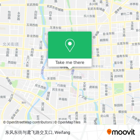 东风东街与鸢飞路交叉口 map