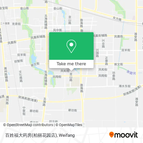 百姓福大药房(柏丽花园店) map