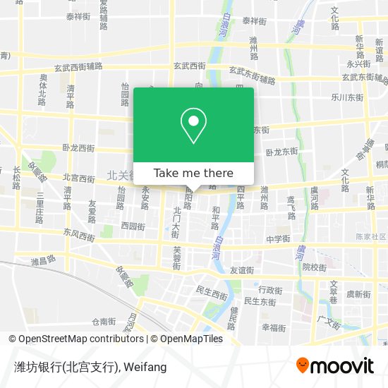 潍坊银行(北宫支行) map