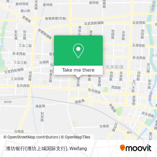 潍坊银行(潍坊上城国际支行) map