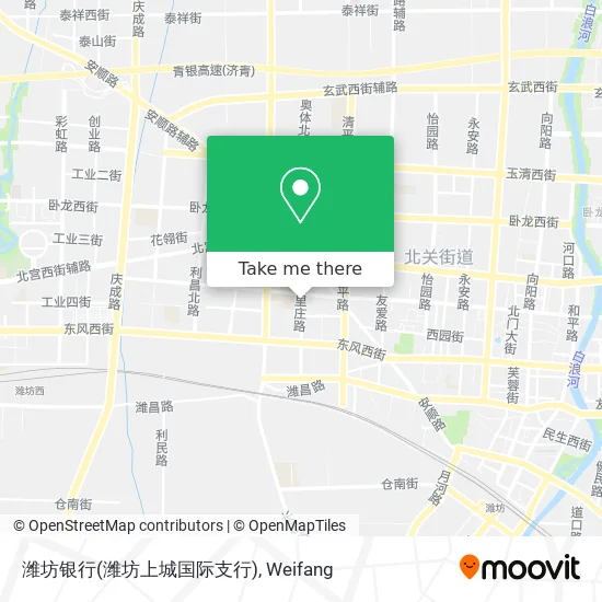 潍坊银行(潍坊上城国际支行) map