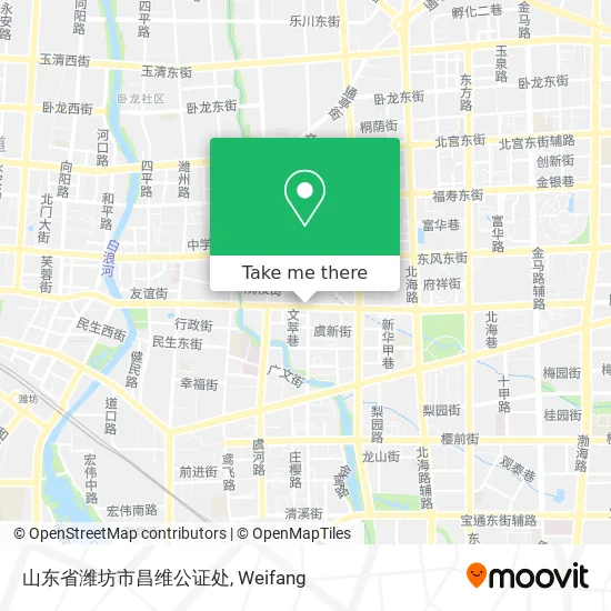 山东省潍坊市昌维公证处 map