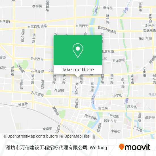 潍坊市万信建设工程招标代理有限公司 map