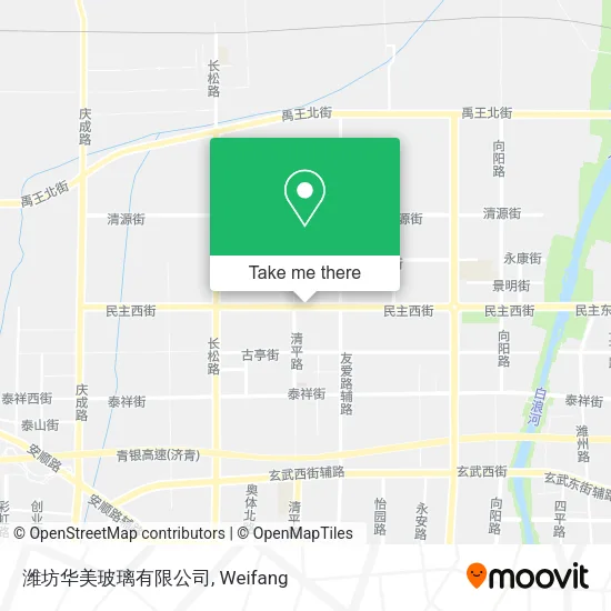 潍坊华美玻璃有限公司 map