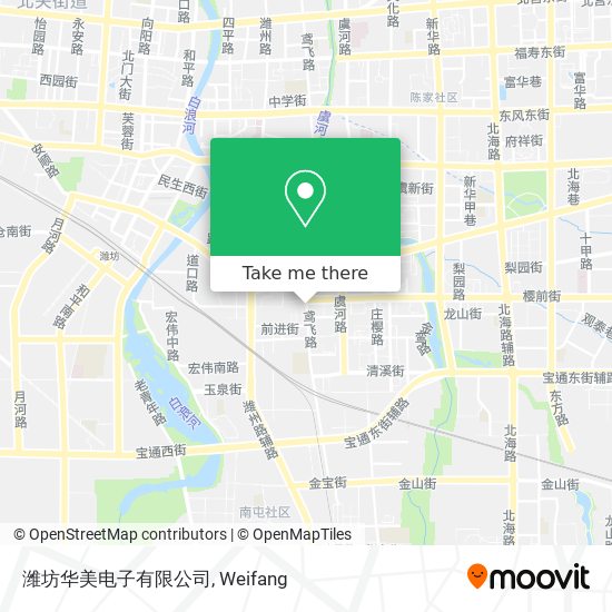 潍坊华美电子有限公司 map