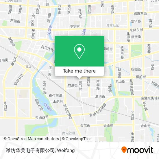 潍坊华美电子有限公司 map