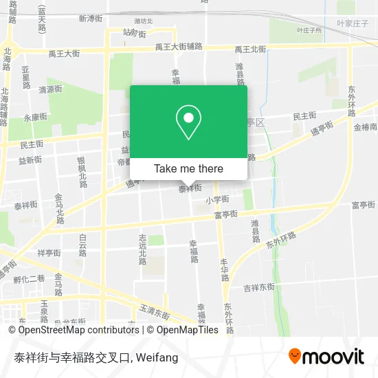 泰祥街与幸福路交叉口 map