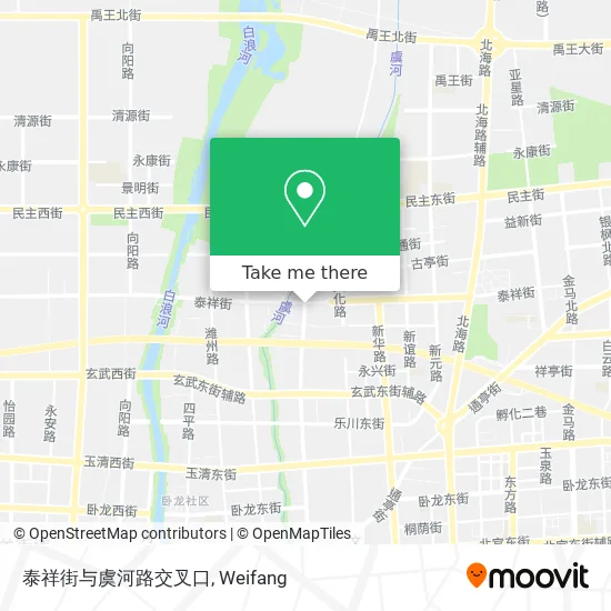 泰祥街与虞河路交叉口 map