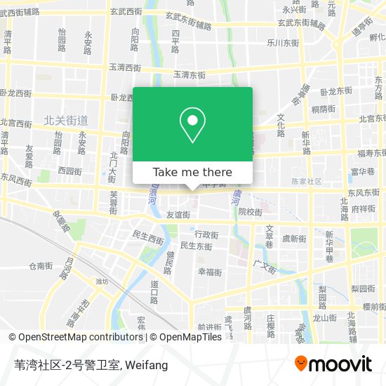 苇湾社区-2号警卫室 map