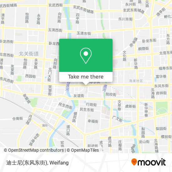 迪士尼(东风东街) map