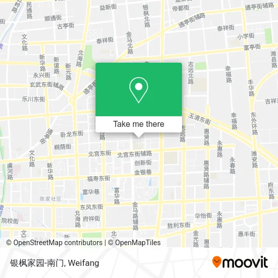 银枫家园-南门 map