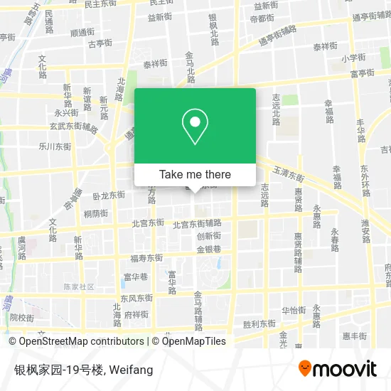 银枫家园-19号楼 map