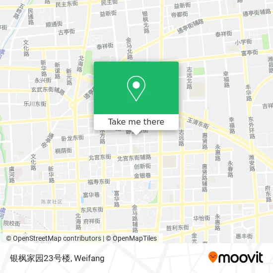 银枫家园23号楼 map