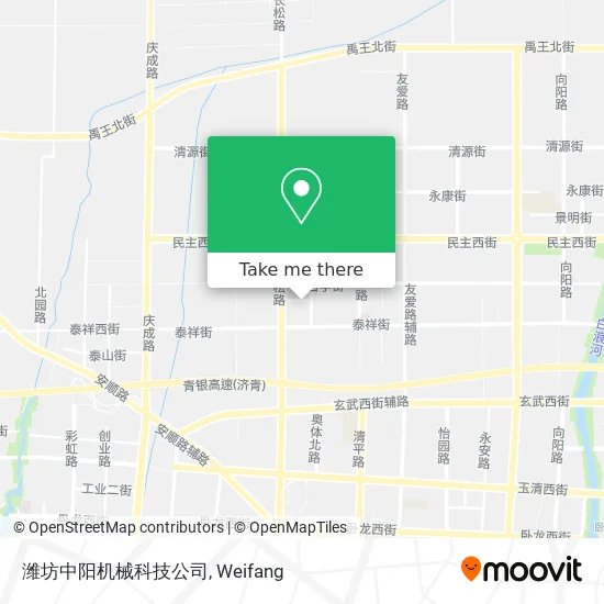 潍坊中阳机械科技公司 map