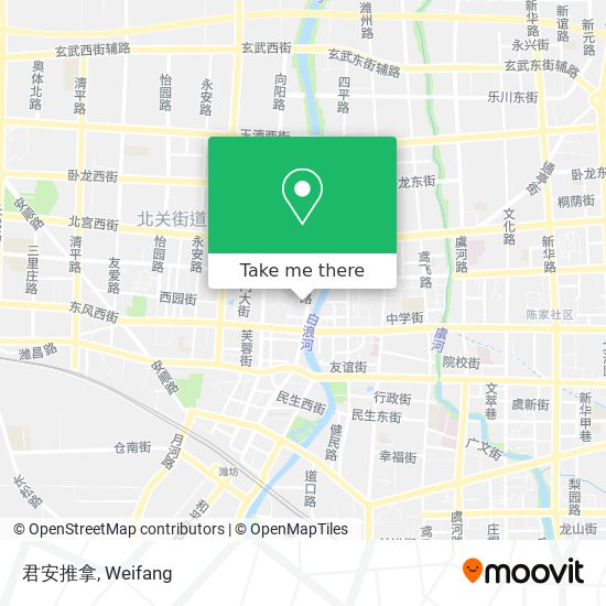君安推拿 map