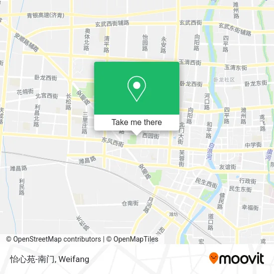 怡心苑-南门 map