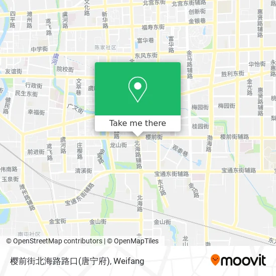 樱前街北海路路口(唐宁府) map