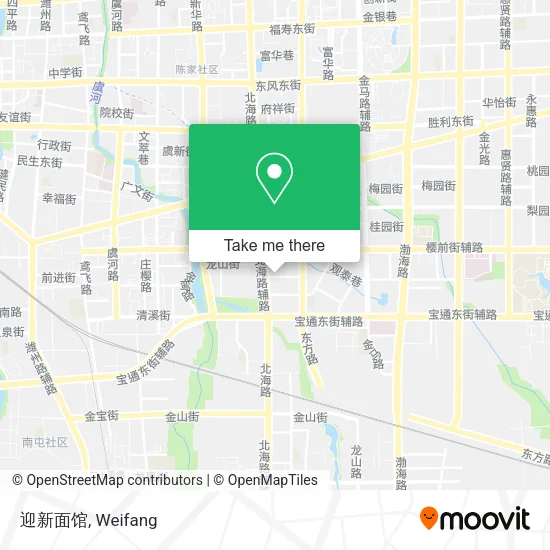 迎新面馆 map