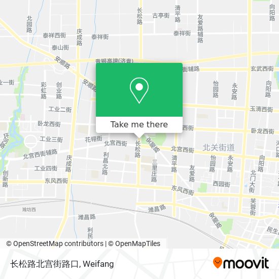 长松路北宫街路口 map