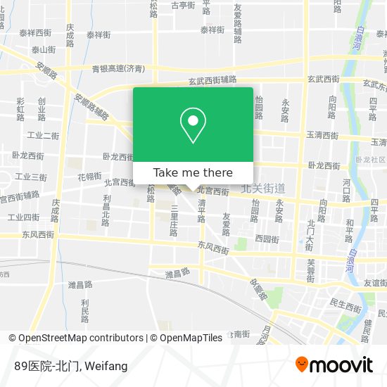 89医院-北门 map