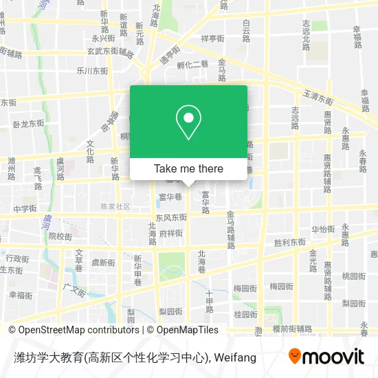 潍坊学大教育(高新区个性化学习中心) map