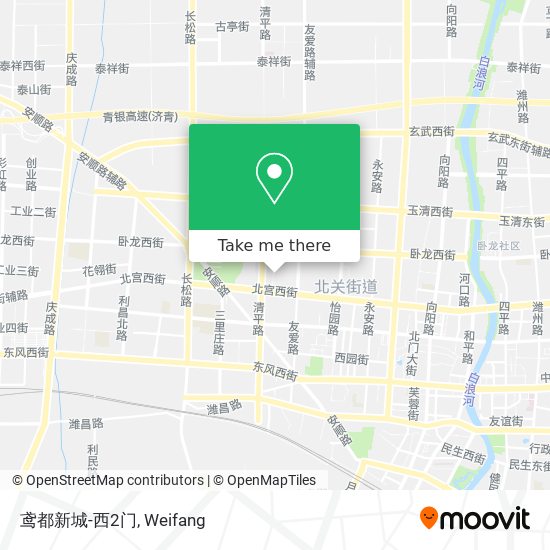 鸢都新城-西2门 map