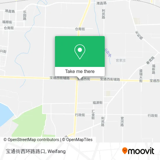 宝通街西环路路口 map