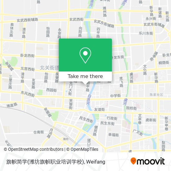 旗帜简学(潍坊旗帜职业培训学校) map