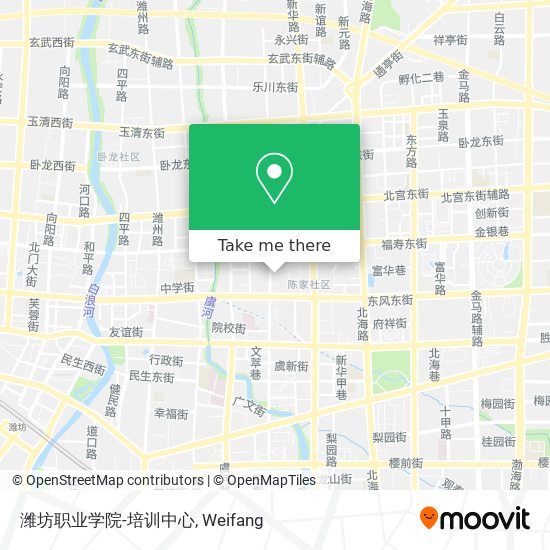 潍坊职业学院-培训中心 map