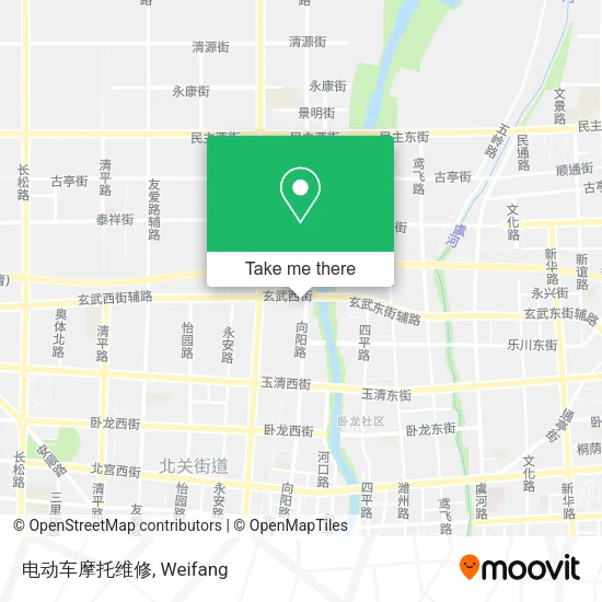 电动车摩托维修 map