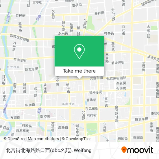 北宫街北海路路口西(dbc名苑) map