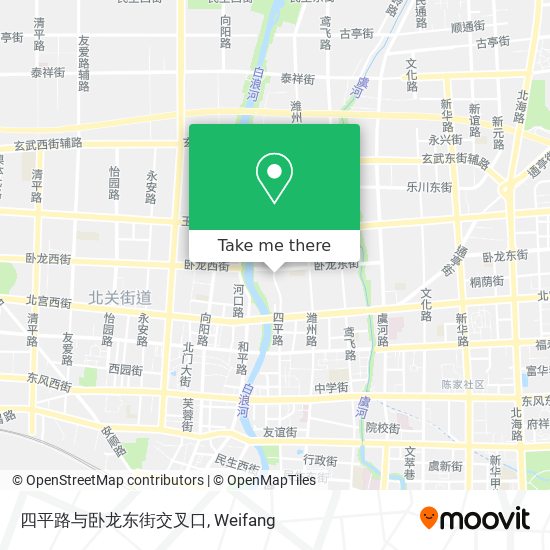 四平路与卧龙东街交叉口 map